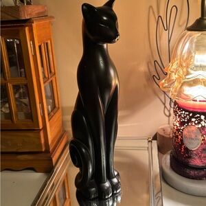Elegant Black Cat Figurine